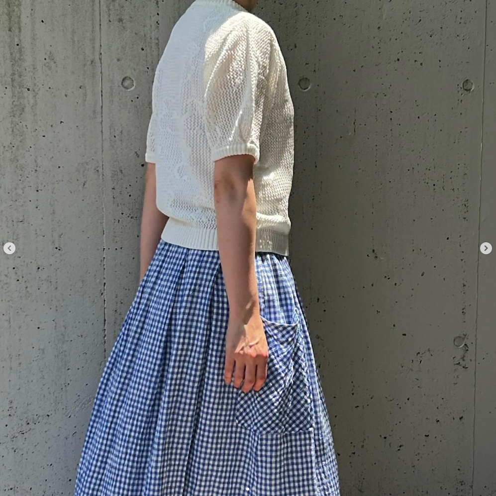 bulledesavon ティアードスカート bulle de savonのニットとスカート — nine two